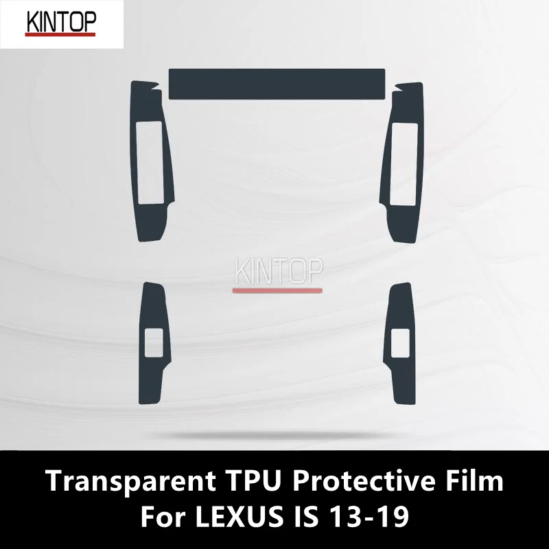 

For LEXUS IS 13-19 Car Interior Center Console Transparent TPU Protective Film Anti-scratch Repair Film Accessories Refit