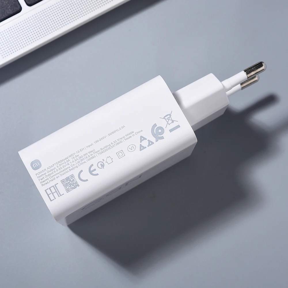 Xiaomi Mi 15 14 Ultra Poco F7 X7 Pro Redmi K70E K80 Turbo 4 Fast Charger Original 90W EU Turbo Charge 6A 1M 1.5M 2M Type C Cable - náhled 4