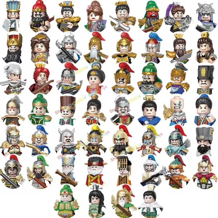 New Hero Barbarian King Three Kingdoms Mediaeval Times Mini Dolls Figures Building Blocks Bricks Toy For Children Gift