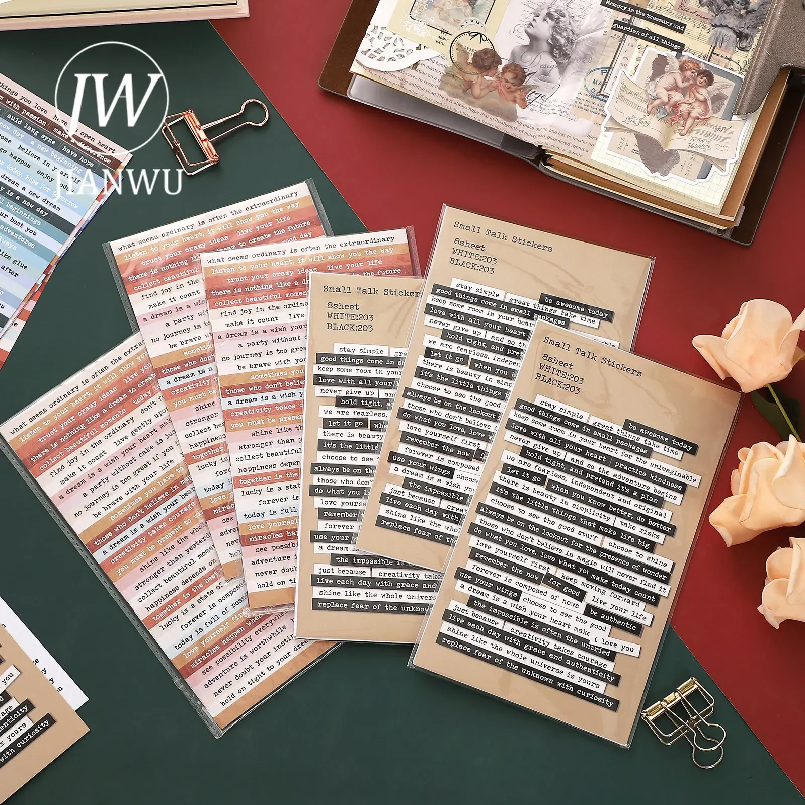 406Pcs Vintage Stic… - image