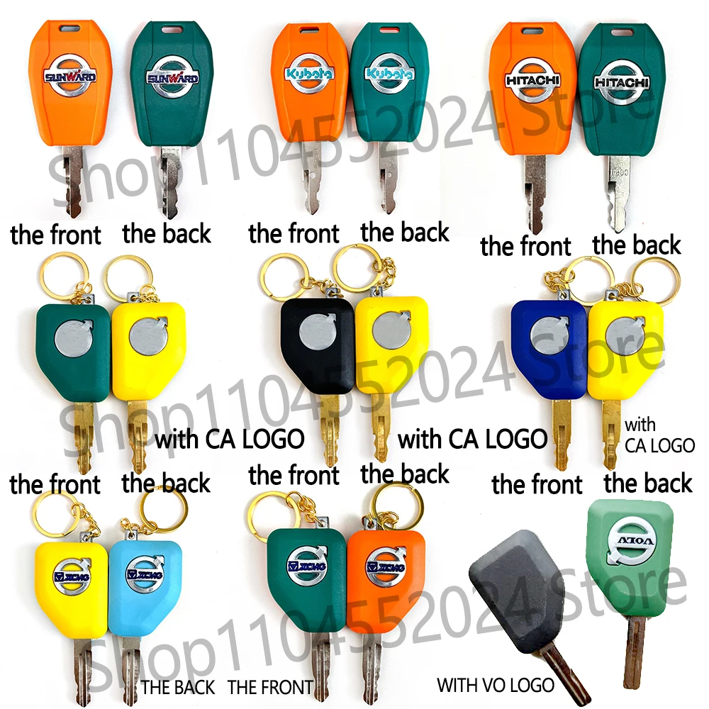 Новый ключ зажигания для SUNWARD D001 Kubota 15 20 30 155 161 163 Hitachi H800 CA 305 307 336 XCMG 55 60 75 135 215 Vol