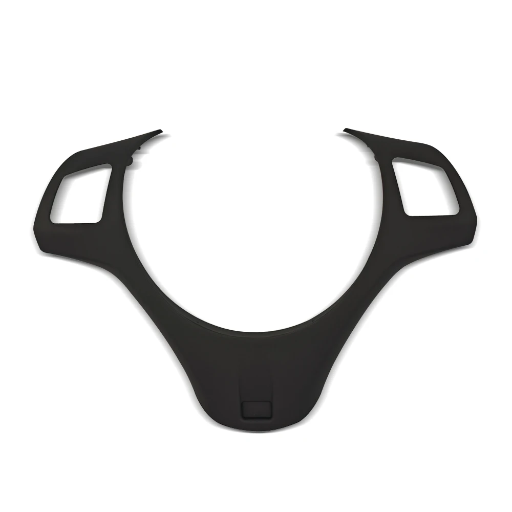 Upgrade Black Plastic Steering Wheel Trim Cover for BMW 1 3 Series E81 E82 E87 E88 E90 E92 E93 M3 2008-2013