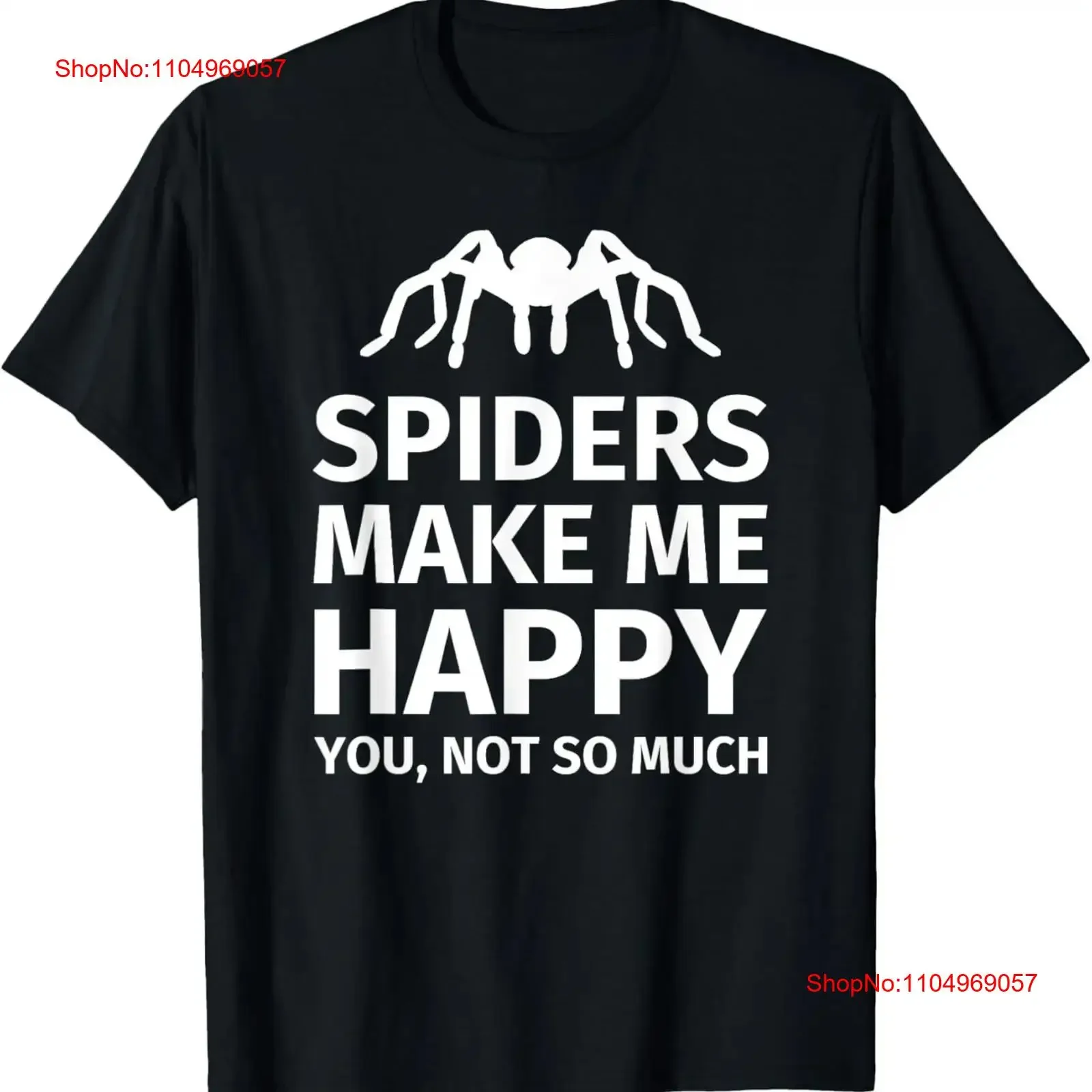 

Футболка Spider make me Happy Spider Arachnid Lover, винтажная стираная мужская модная уличная одежда, дышащая мягкая футболка с рисунком