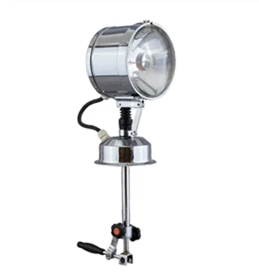 

TG10 450W Copper Marine Manual Boat Searchlight with Lifting Rod Medium Ship Night Navigation