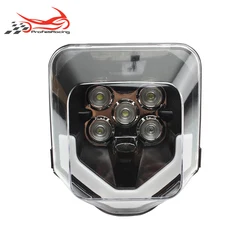 Motorcycle Head Light Lamp LED Headlight Headlamp Wick for Husqvarna TE FE TC FC 125 250 300 350 450 501 701 250i 300i