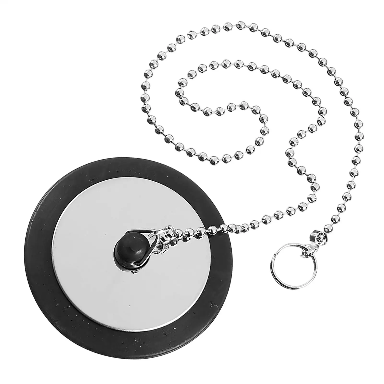 Leak-Proof Bathroom Sink Drain Cover Tight Sealing Drain Plug for Kitchen & Bathroom, Hotel Rental Vacation Home Dorm Homeowners