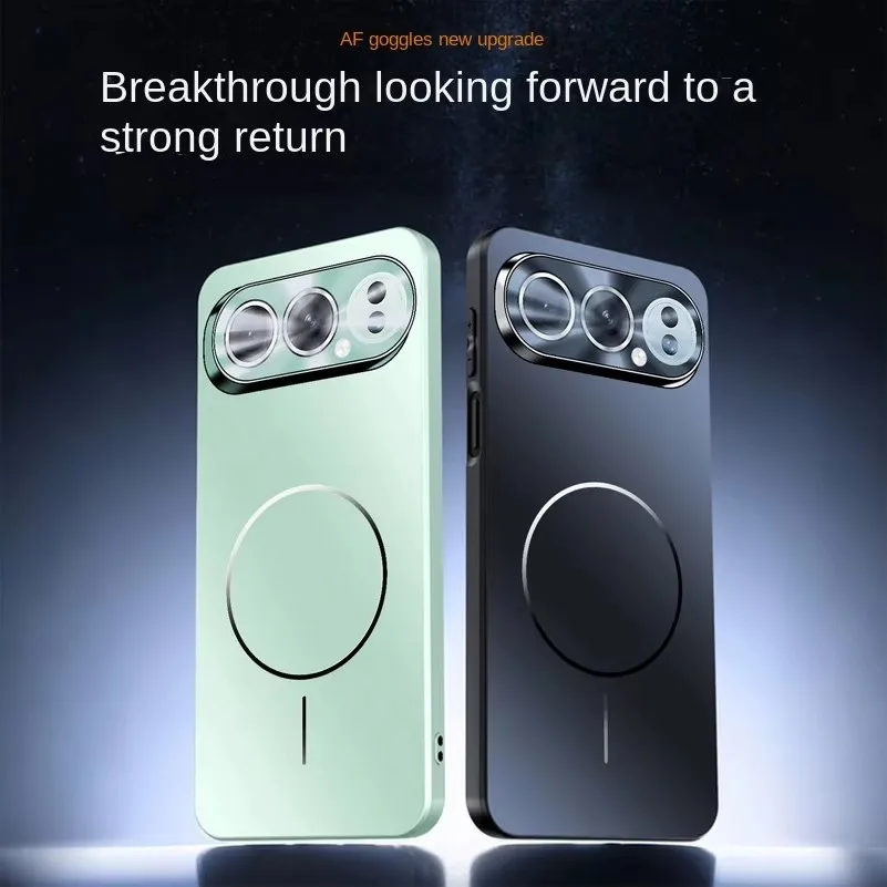 

Case For Honor 500 Pro honor 500 Micro-frosted ice feeling Explosion-proof All-inclusive Lens Magnetic Ring Protect Cover