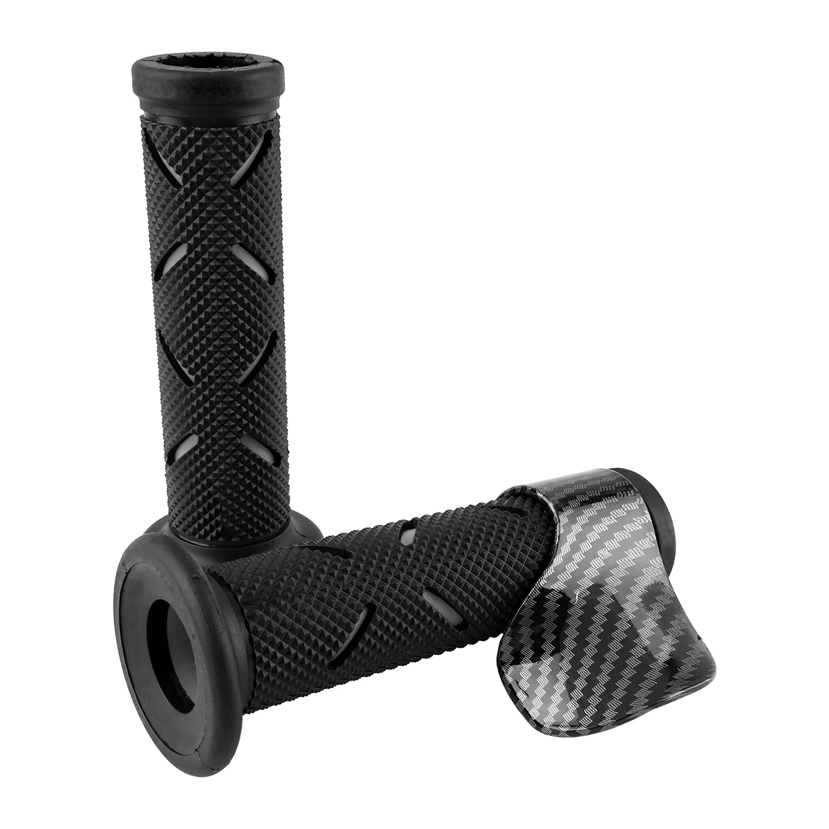 1 Paar 22 mm Motorrad-Gummi-Lenkergriffe, rutschfeste Motorrad-Modifikationsteile, Griffe für Honda, Suzuki, Ducati, Benelli