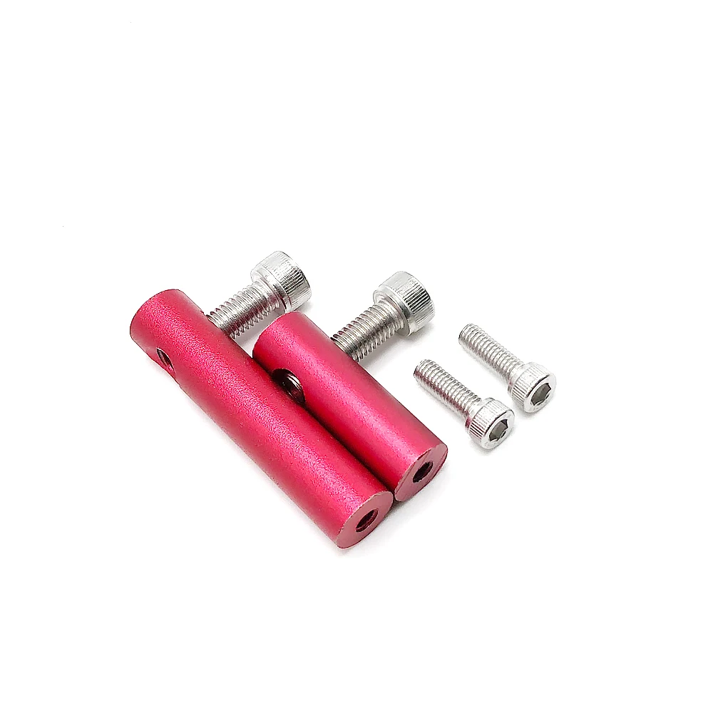 For V5 CNC Carbon Fiber Stabilizer Steering Damper Electric Scooter Steering Damper Bracket Support Kit Red stand For Inxing V5