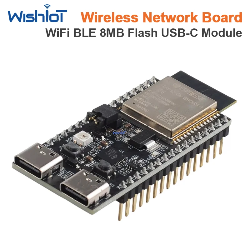 ESP32 C6 DevKitC 1 N8 Development Board WiFi Bluetooth LE RISC V MCU 8MB Flash Type C USB Smart Home Automation IoT Module