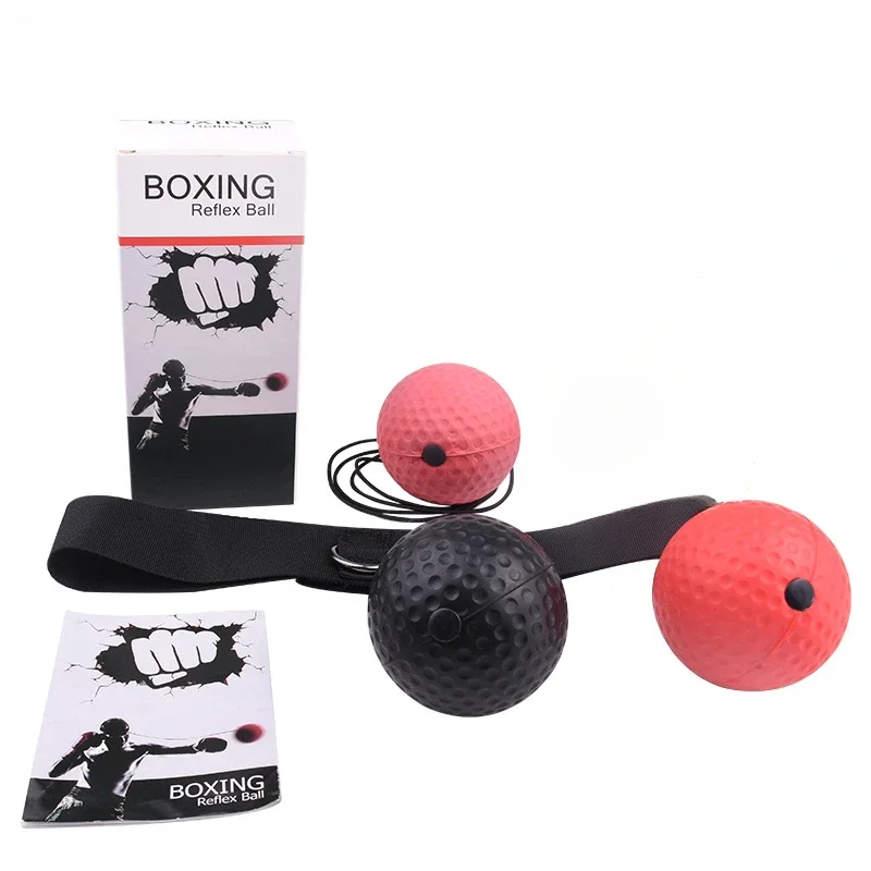 Head-mounted Punching Ball Reaction Training Ball Reflex Ball Boxing Soft PU Harmless Muay Thai TaekwondoBoxing Equipment