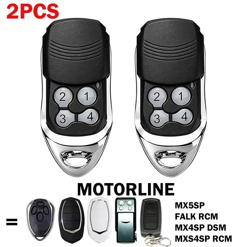 MOTORLINE FALK RCM MX4SP DSM MXS4SP RCM MX5SP Garage Remote Control 433.92MHz Replacement Rolling Code Electric Gate Opener