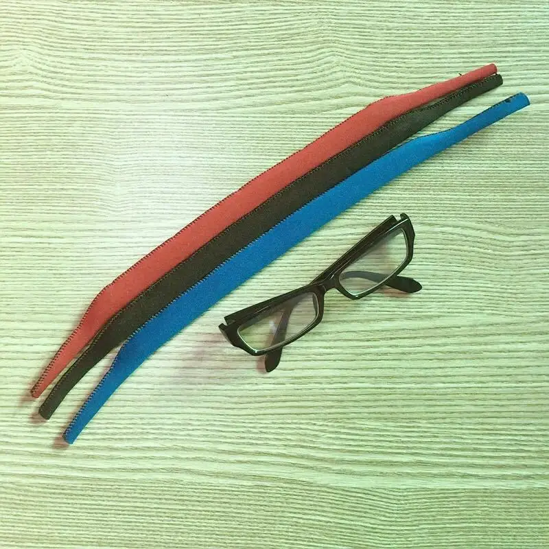 Glasses straps factory direct sales black glasses straps can be printed with logo cross-border wide-footed glasses straps light