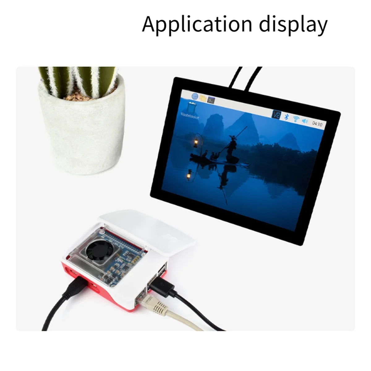 AT87-Waveshare PoE Power Expansion Board for Raspberry Pi 5 Ethernet 5V 5A Support 802.3af/At Network Standard Expansion Boards