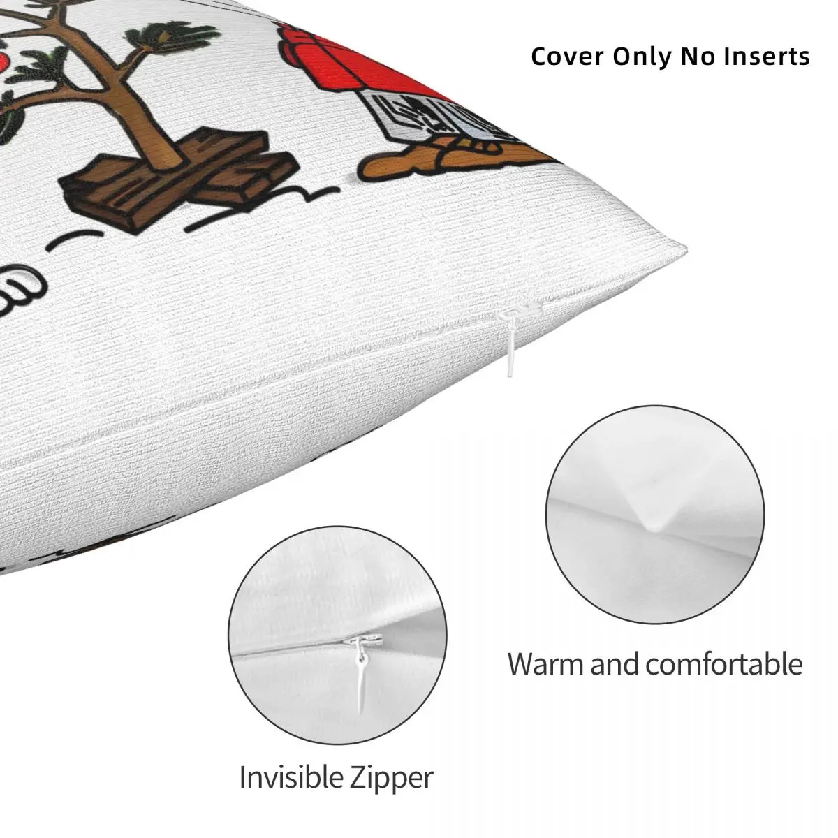 عيد الميلاد سنوبي وسادة تغطي كيس وسادة المنزل الإبداعية الزخرفية المخدة 45*45