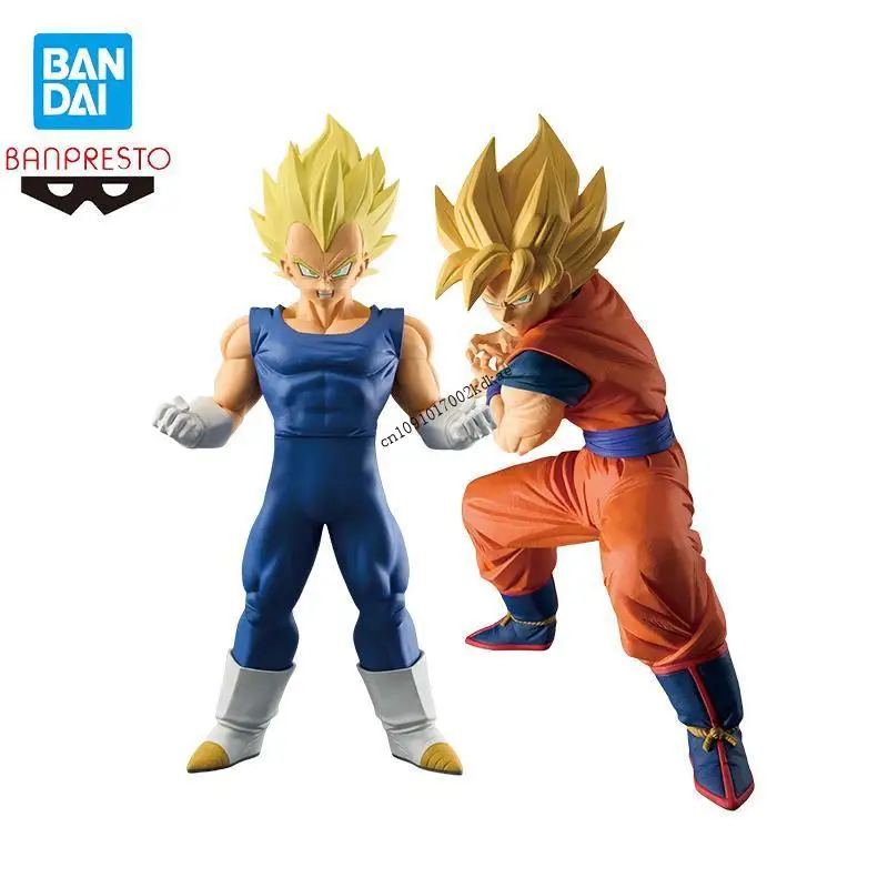 

In Stock Bandai Banpresto Original Dragon Ball Z Grandista Vegeta Son Goku Anime Characters Model Collect Ornaments Festival