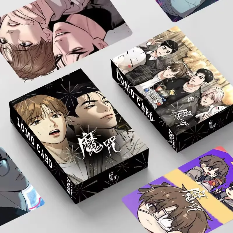 30 Pcs/Set Korean Manwha Laser Lomo Cards HD Photocards Comic Characters Cosplay Gift Set