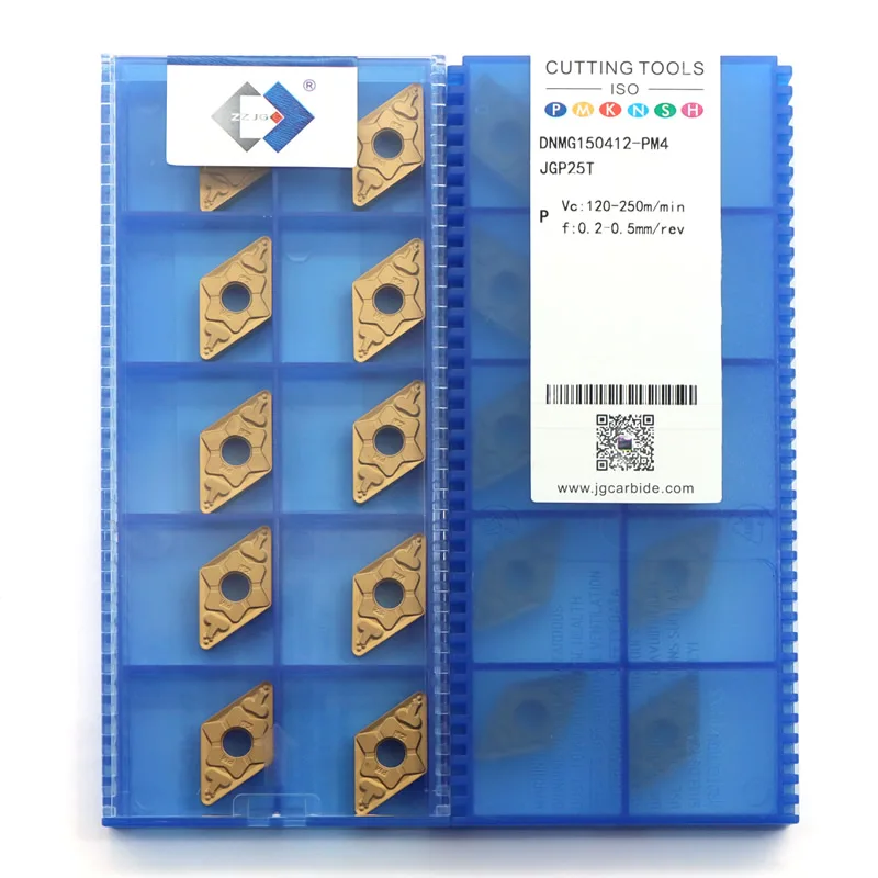 10pcs DNMG DNMG150404 DNMG150408 DNMG150412 DNMG150608 DNMG150612 PM4 JGP25T JGP25S CNC Cutting Tools Carbide Turning Inserts