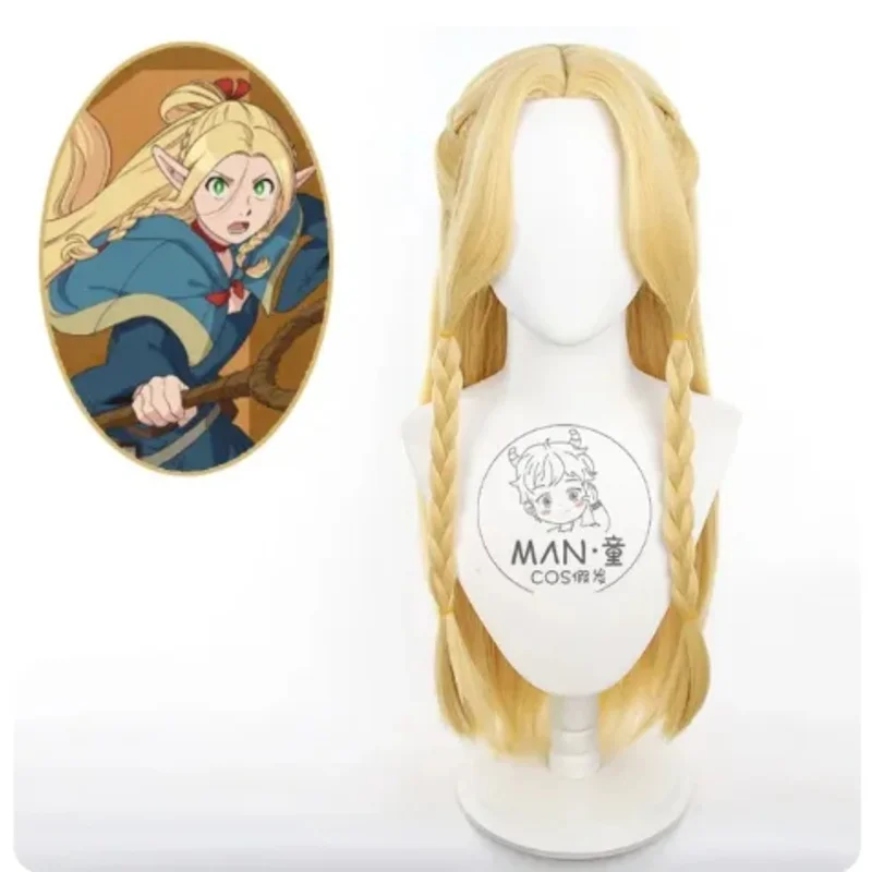 Delicioso anime em masmorra marcille donato cosplay traje peruca vestido uniforme saco elfo mago laios festa de halloween traje feminino