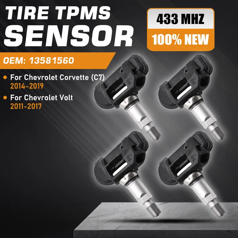 مستشعر ضغط الإطارات TPMS 13581560 لسيارة شيفروليه كورفيت C7 2014 2015 2016 2017 2018 2019 شيفروليه فولت 2011-2017 قطع غيار السيارات