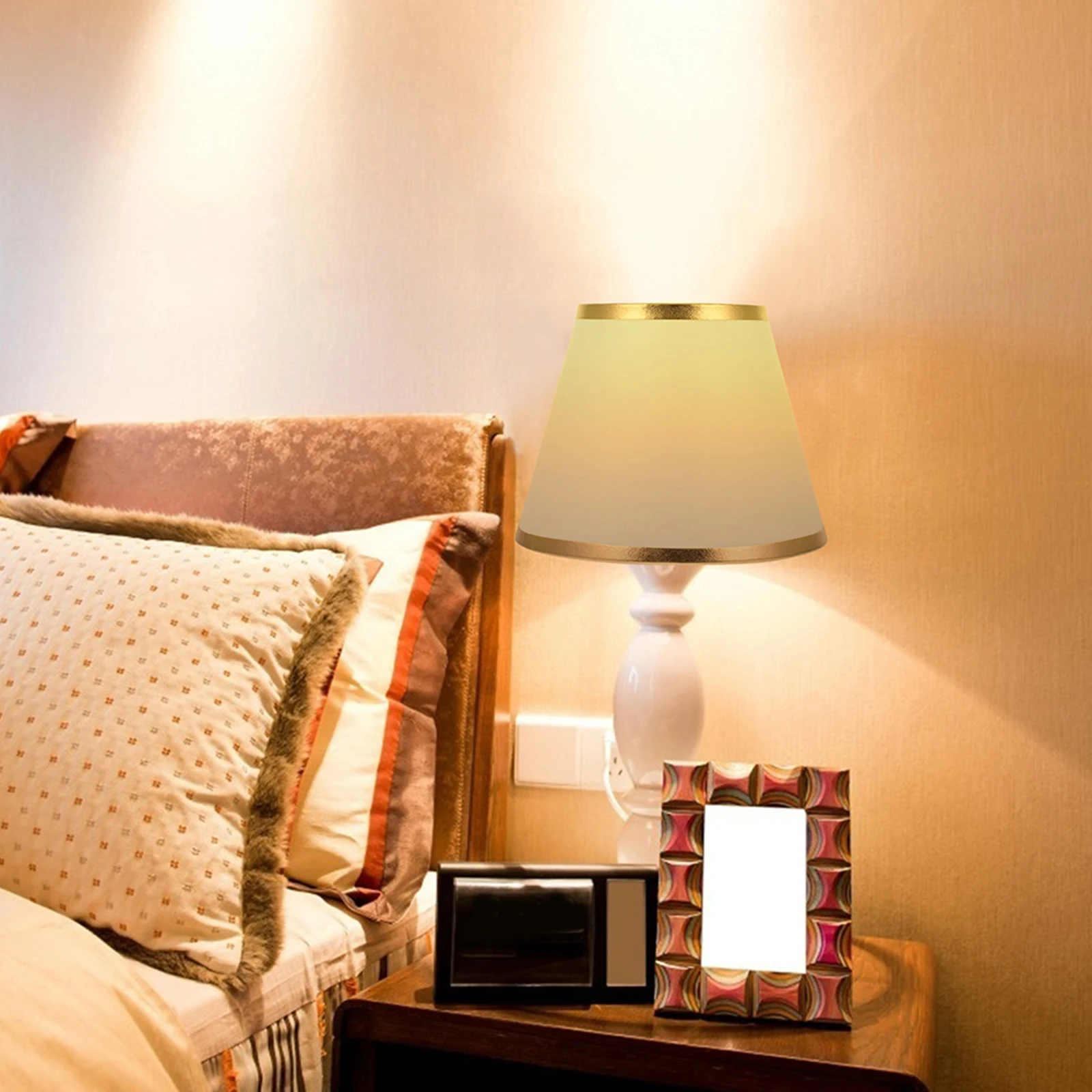 

Fabric Lamp Shade Modern Decorative Lampshade for Table Floor Pendant Ceiling Light Cover Living Room Bedroom Study Dining