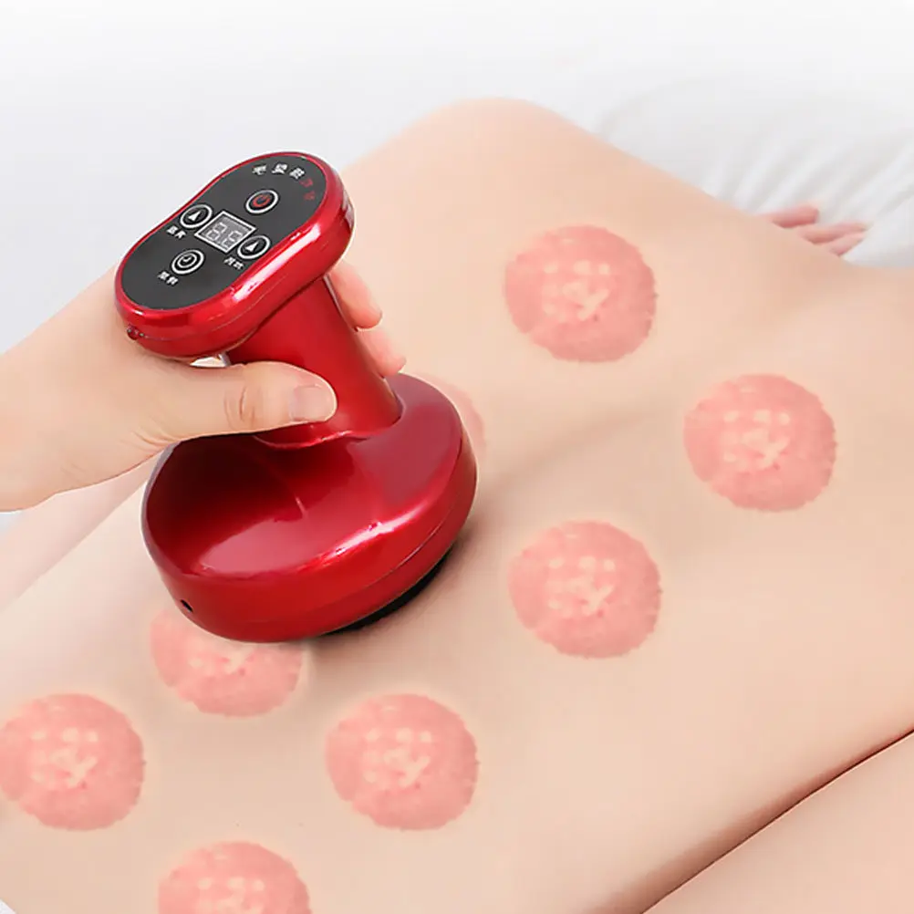 

1 комплект электрического массажера Гуаша с функцией подогрева и вакуумной терапии для снятия боли в плечах