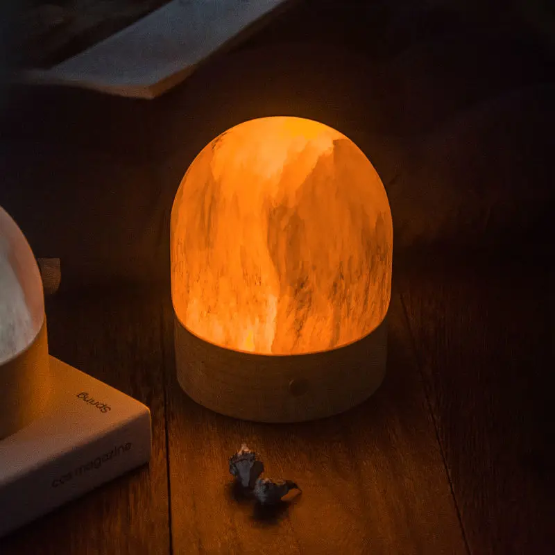 

Snowhouse mineral rechargeable warm light energy-saving night light bedroom sleep eye protection creative desk lamp