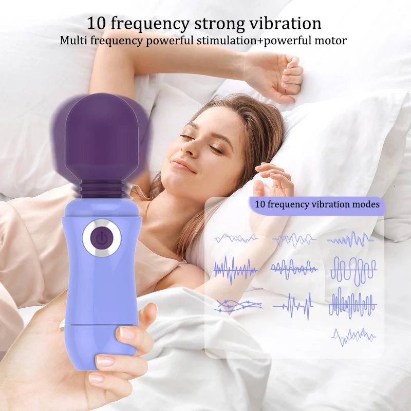 10 Speeds AV Magic Wand Powerful Clitoris Vibrator For Women G spot Massager Stimulator Female Masturbator Sex Toys For Adults