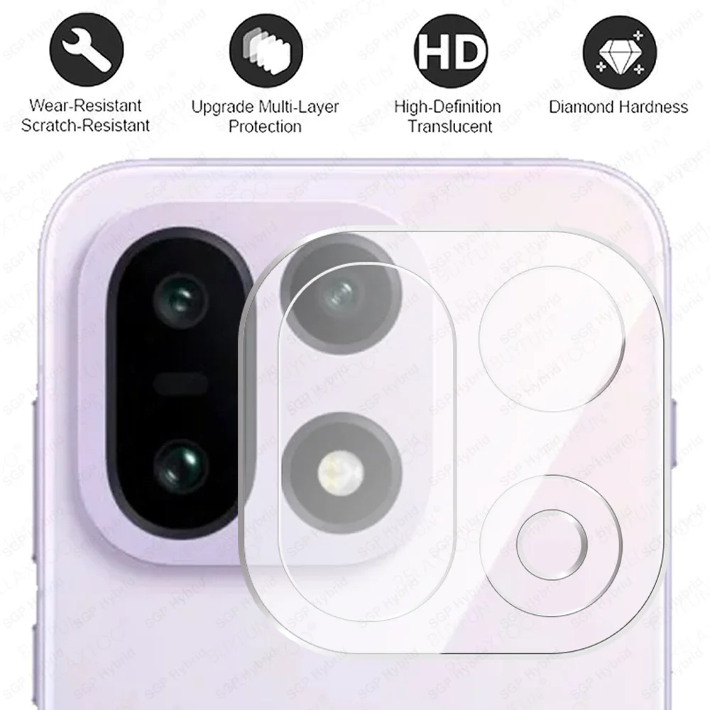 Protector de cristal de cámara 3D para OnePlus 15, cubierta de lente trasera OnePlus15 5G, película de lente trasera One Plus Onepkus 1 + 15 Global 2025, 1-2 uds.