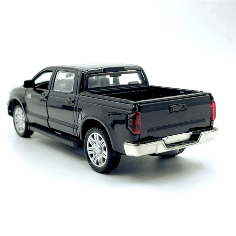 1/32 Alloy Tundra Pick Up Truck Diecast Metal Model Car Sound Light Pull Back Simulation Boy Gifts Toys