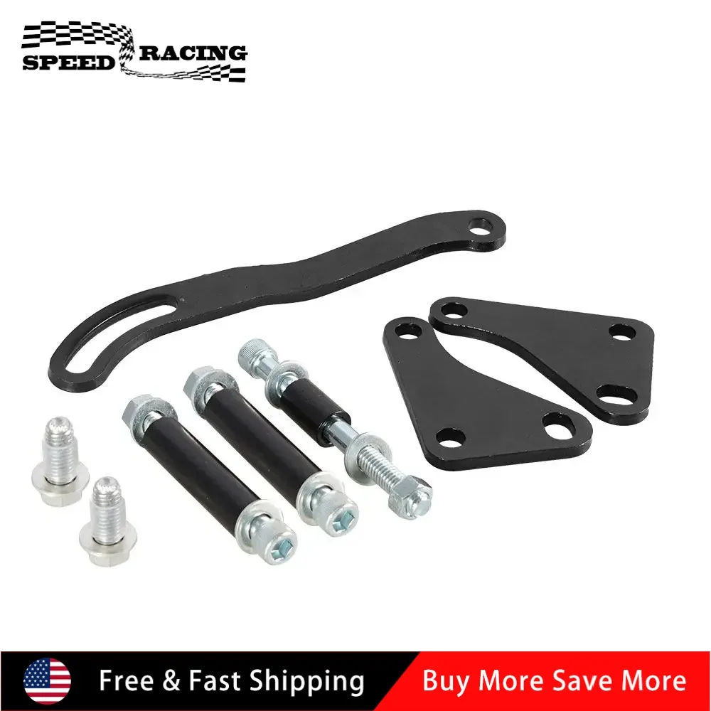 

High Quality Aluminum Power Steering Pump Mounting Bracket Compatible with LWP SWP Saginaw GM SB Chevy 350 GM Mounting Holder