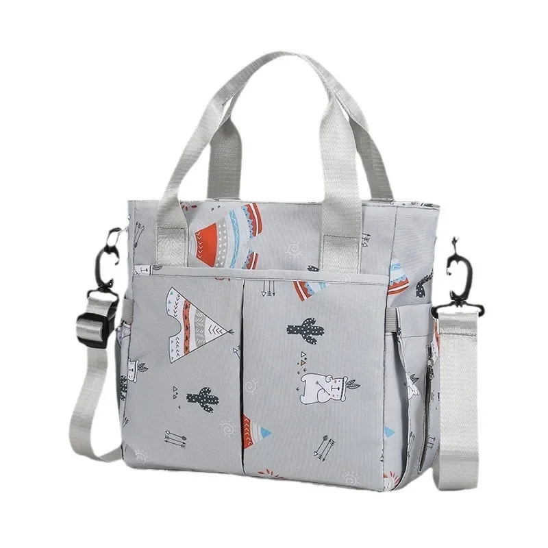 Fashionable Mommy Bag - Large Capacity with Multiple Compartments - Convenient Single Shoulder/Crossbody Design