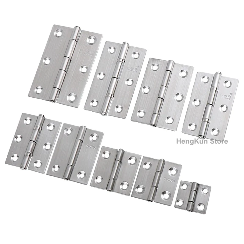 1pc Hardware Cerniere in acciaio inossidabile Porta Connettore Cassetto per mobili Libreria Finestra Porta dell'armadio Montaggio
