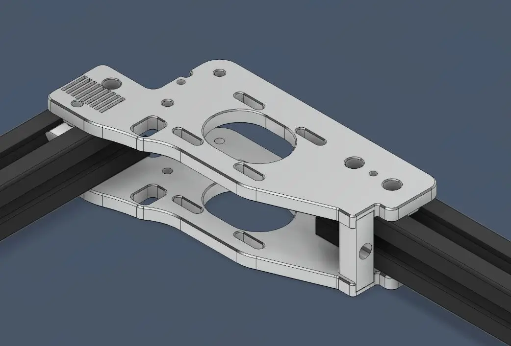 Imagem -02 - Funssor-alta Precisão Voron2.4 Awd Motor Montagens Cnc Feito de Alumínio Peças