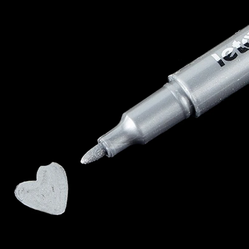 Rotuladores permanentes metálicos impermeables, bricolaje, Molde resina epoxi, dibujo Color, suministros para estudiantes,