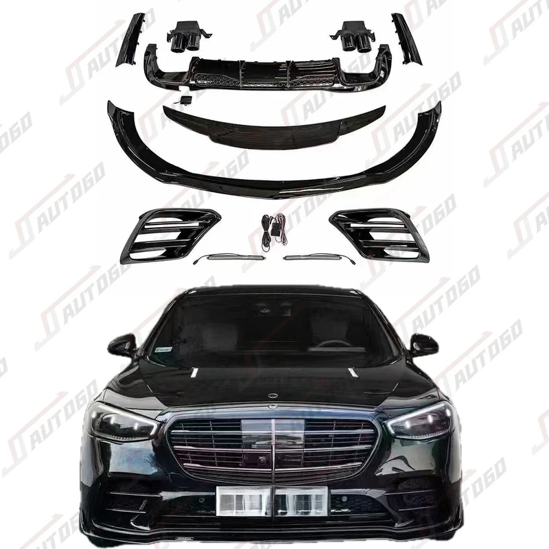 

Auto Facelift Refit Body Kit - S-Class W223 2021 2022 2023 2024 2025 Upgr to Racing BRBUS Front Lip Rear Lip