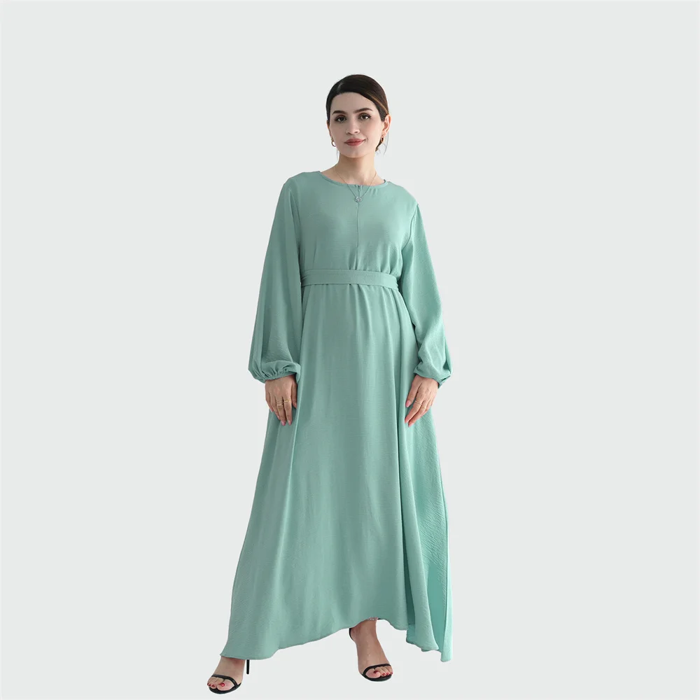 Robe musulmane élégante pour femmes, Abaya rose, Dubaï, Arabe, Turquie, Robes modestes, Eid Ramadan, Vêtements islamiques, Nouveau, 2024