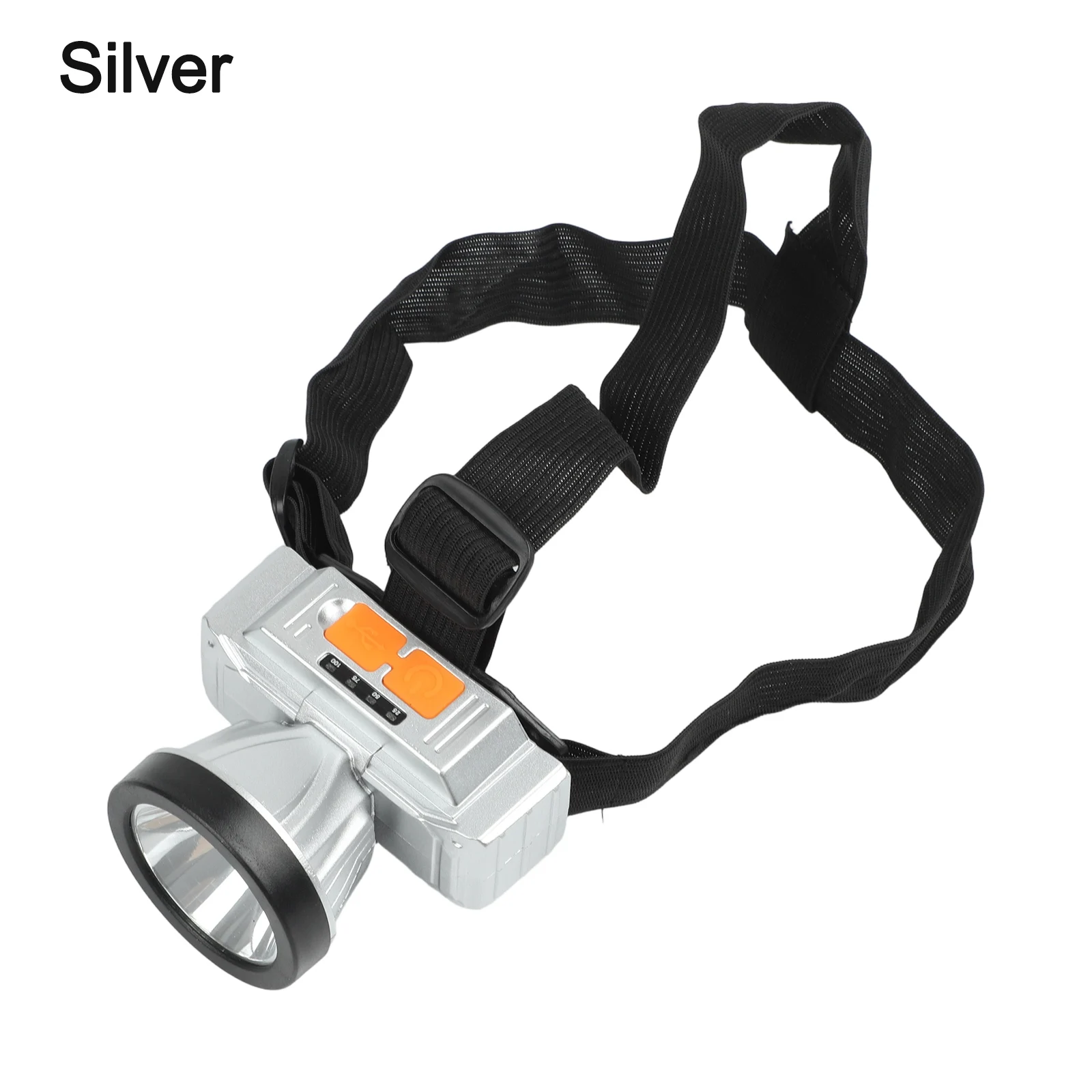 Rechargeable LED Headlamp with 4000mAh Battery 200m Illumination Range and Precise 0-90 Degree Light Direction Control