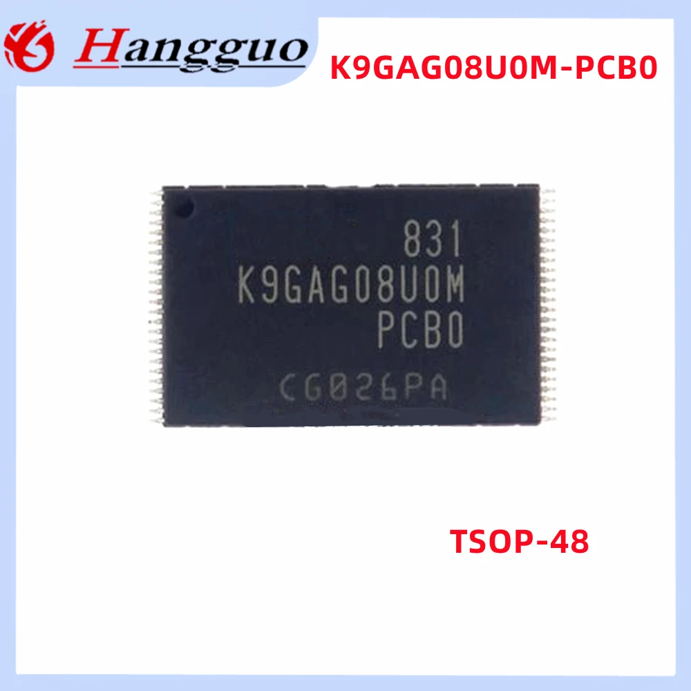 5pcs/lot Original K9GAG08U0M-PCB0 K9GAG08UOM-PCBO TPOP-48 flash memory chip storage