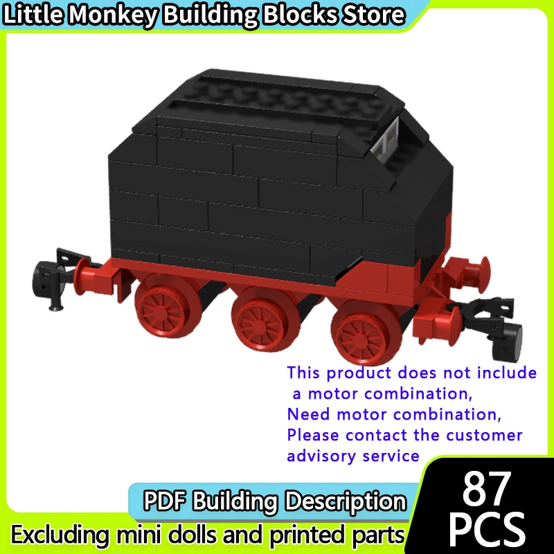 

Модель городского автомобиля MOC, строительные кирпичи, локомотив с приводным двигателем, модульная технология, детские праздничные подарки, сборка игрушек, костюм