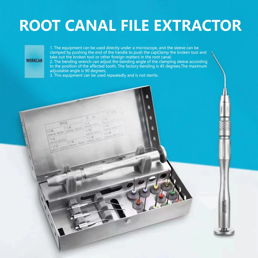 Dental Root Canal File Removal System Kit File Extractor Broken File Removal Instrument Dentistry Tool Dental