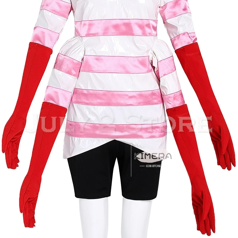 Anime Hazubin Angel Dust Hotel Cosplay Costume Spider AD Unisex Suit Four Leg Clothes Uniform Angel Sexy Halloween Party 2024
