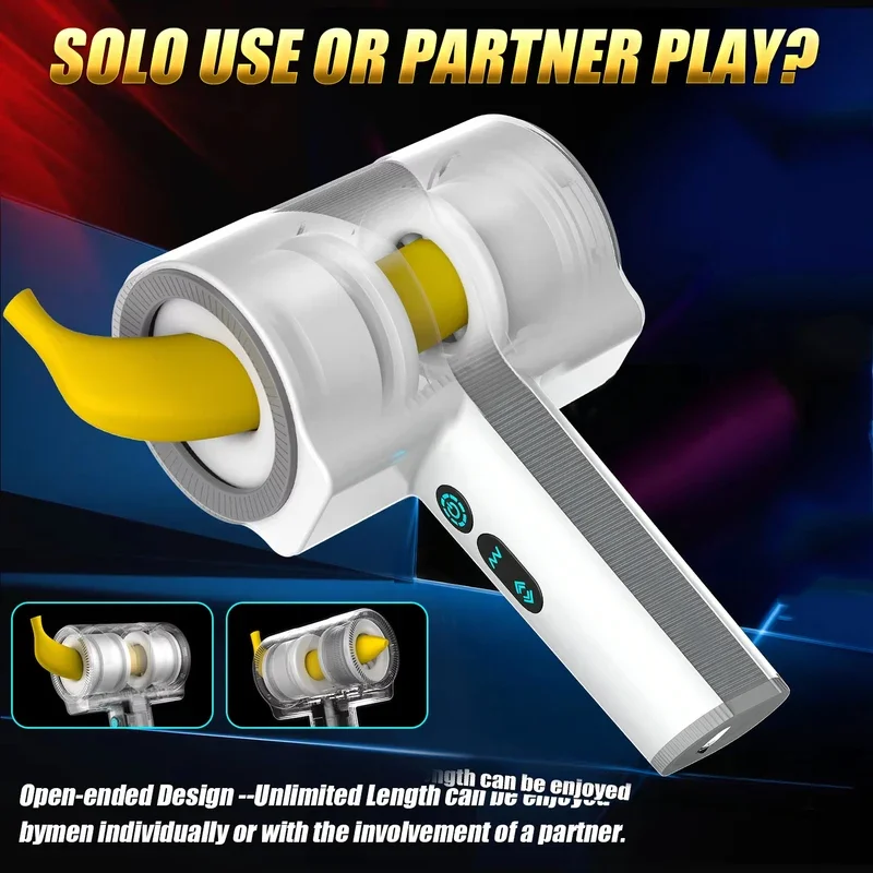 Automatic Male Masturbators Cup Thrusting Rotating Vibrating Quiet Hands Free Pocket Pussy Stroker 3D Sex Toys for Me - Image 3