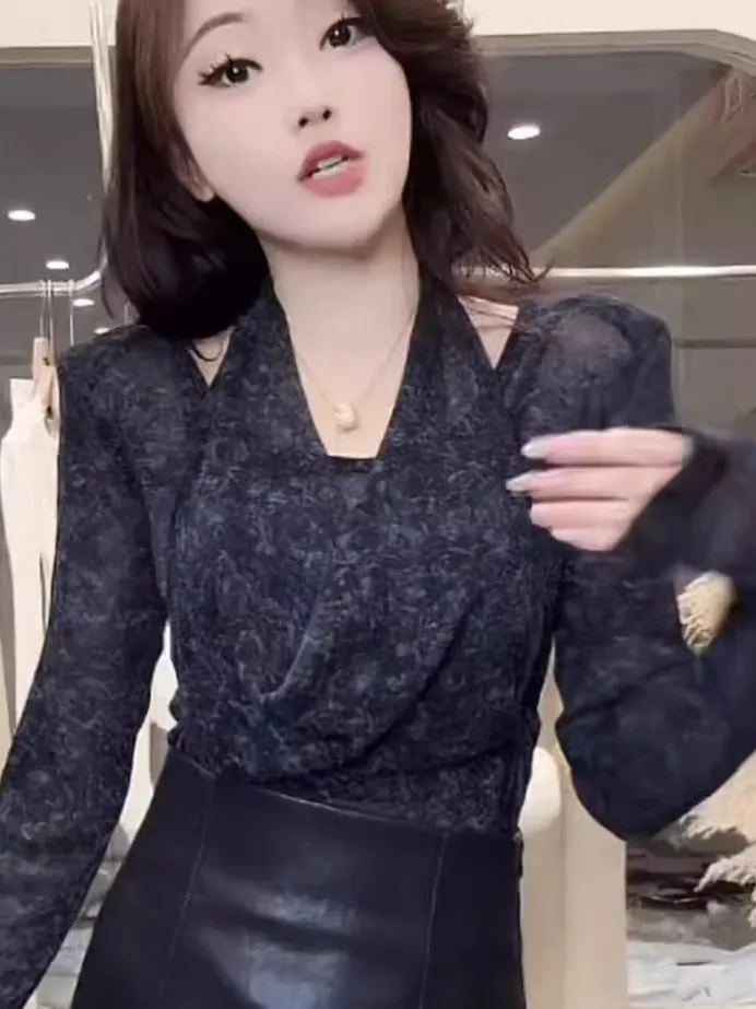 

Шикарная подвесная поддельная двухсекционная основа irt, женская весенне-осенняя новинка, нежная сказочная длинная све, маленькая irt