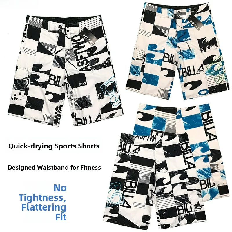 

Men's Fitn Sports Five-Quarter ort orts Qui Dry Beach Tour Casual Loose Pants Summer Youth Active Sle Polyester