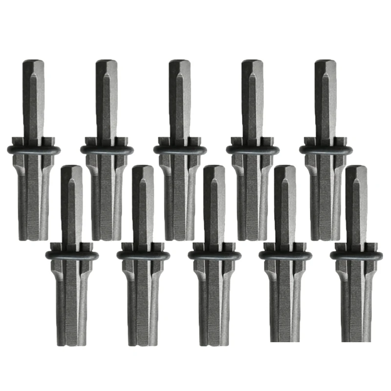 

Rock Splitter Heavy Duty Stone Splitting Tool For Concrete Marble Granite 10 Pieces Stone Chisel Quarrying Wedge