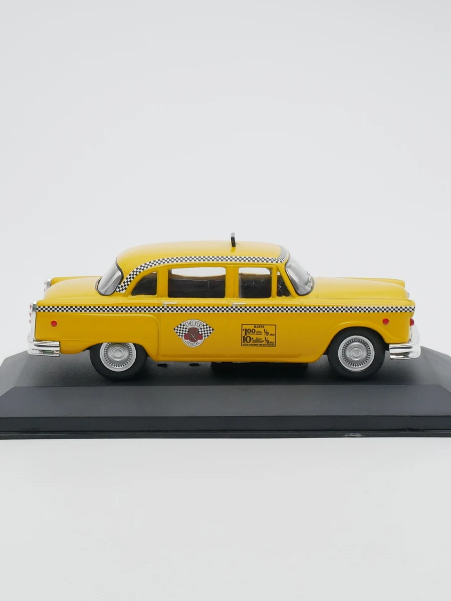 Ixo 1:43 Checker New York Taxi 1980 Diecast Car Model Metal Toy Vehicle