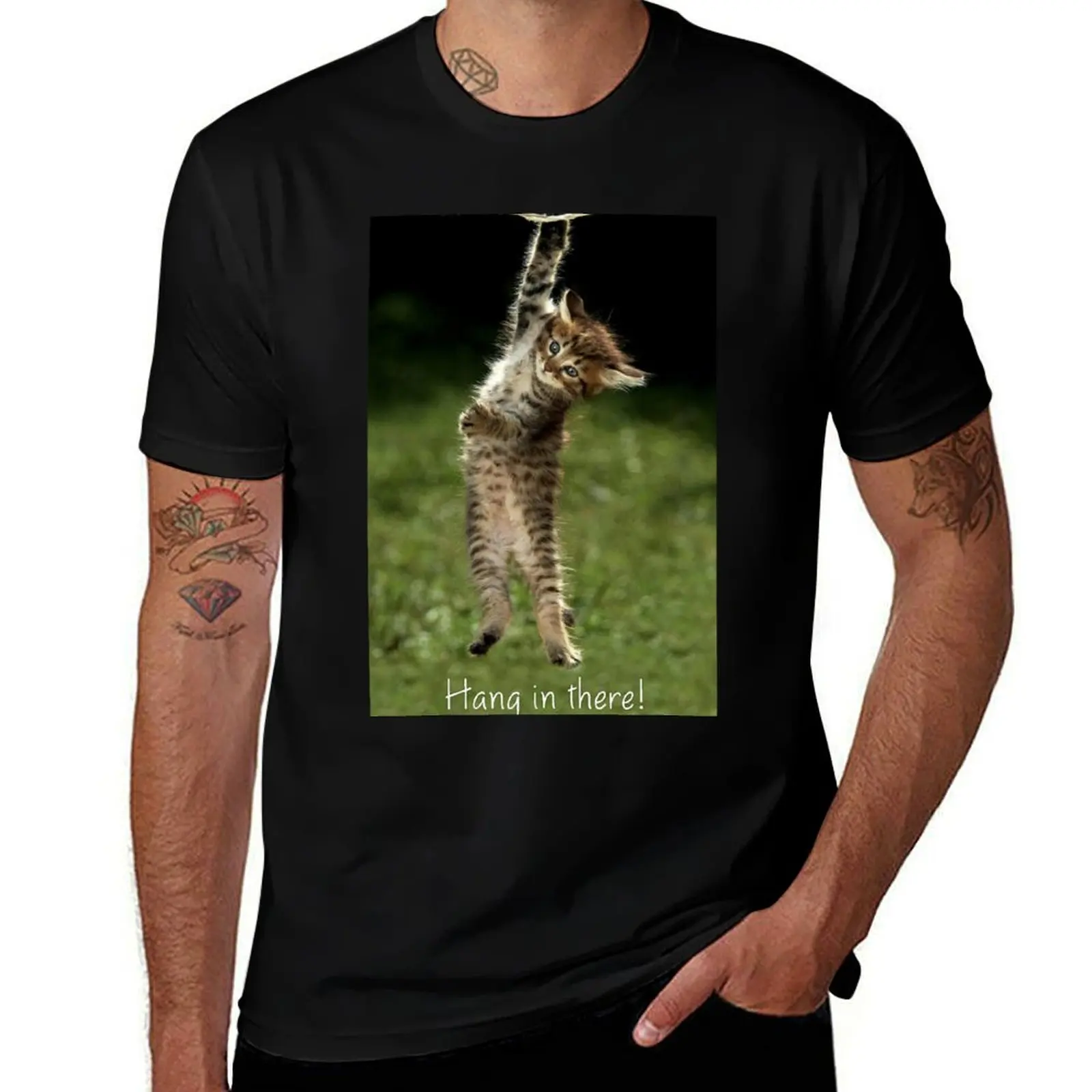 

Keith Gill the Roaring Kitty Hang in There (DFV) T-Shirt topping basketball graphic tees rapper graphic tees mens white t shirts