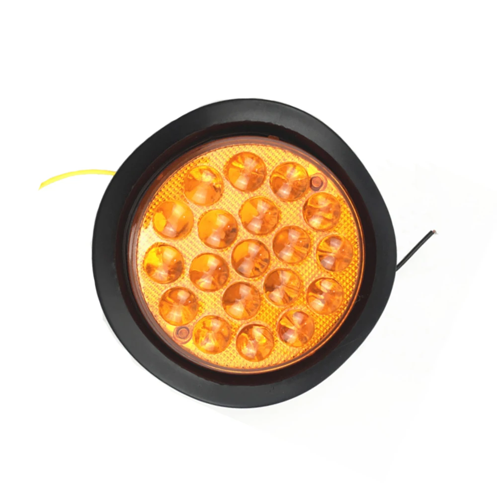 1pcs 24V 4 Inch LED Round Light Multifunctional Use LED Round Light Universal for Truck Trailer RV Bus Car