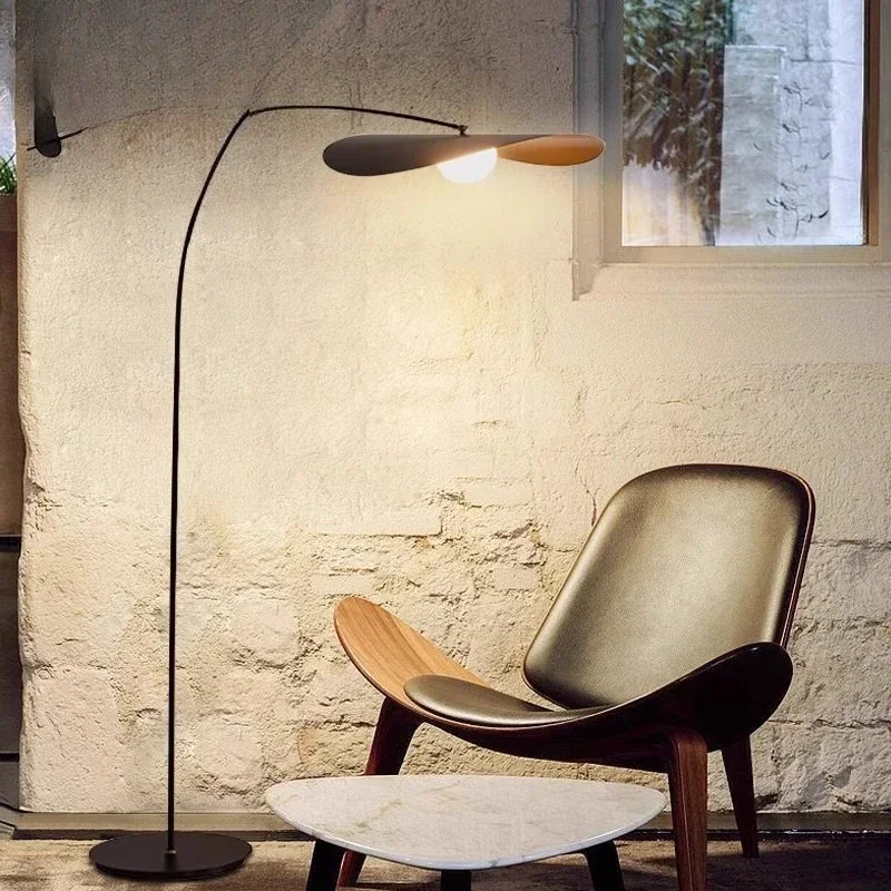 Floor lamp designer creative art senior living room next to the sofa